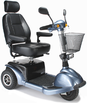 The Prowler 3310 Mid-Size 3-Wheel Scooter for Personal Mobility.