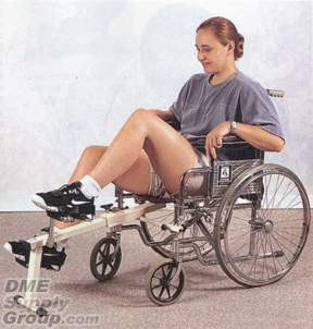 The Cando Chair Cycle Exerciser Long Leg Brace